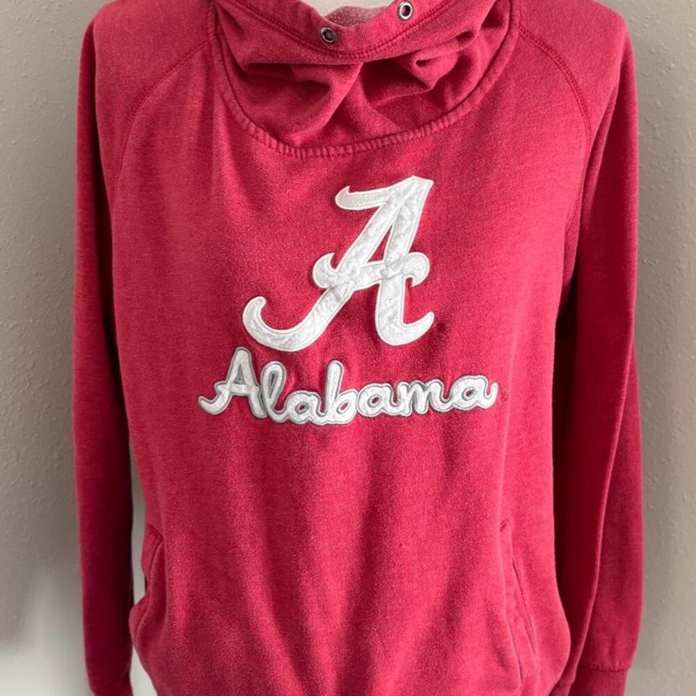 Colosseum Women's Red and Pink Hoodie